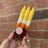 Pack of 3 Unscented Candles - Various Colours - Holders Sold Separately