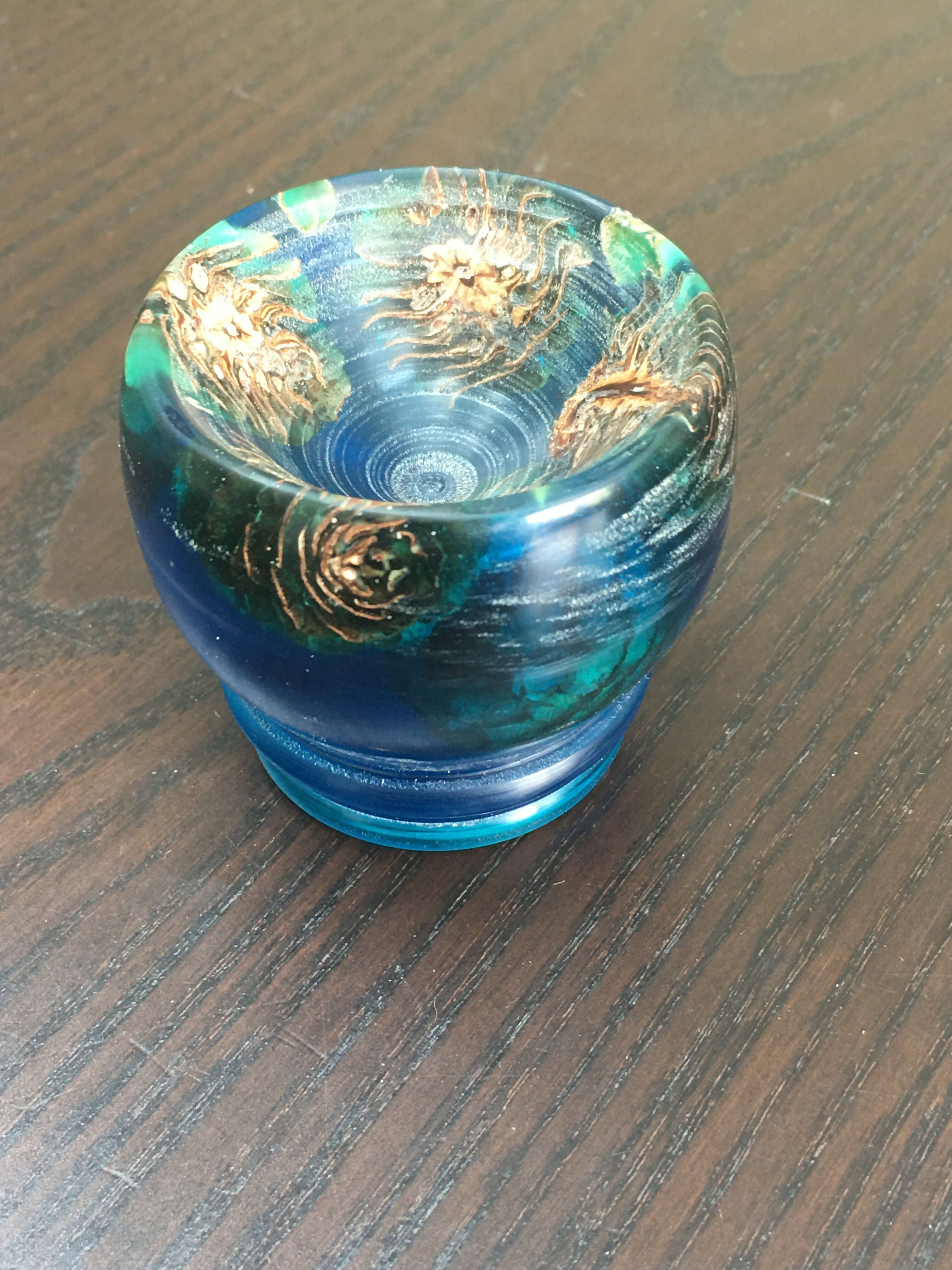 Fir Cone & Resin Egg Cup