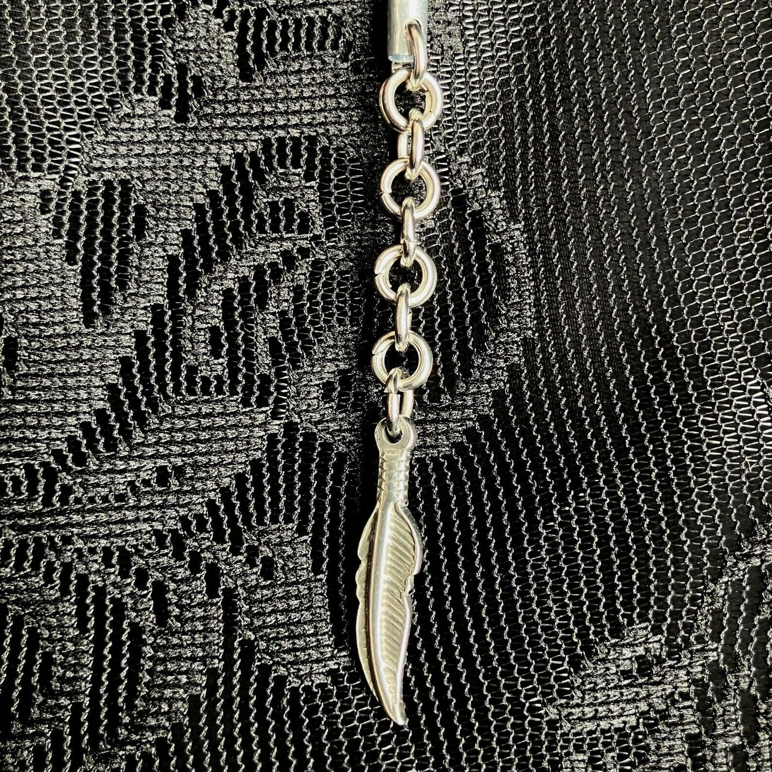 CHAINMAIL PHONE CHARMS - STAINLESS STEEL