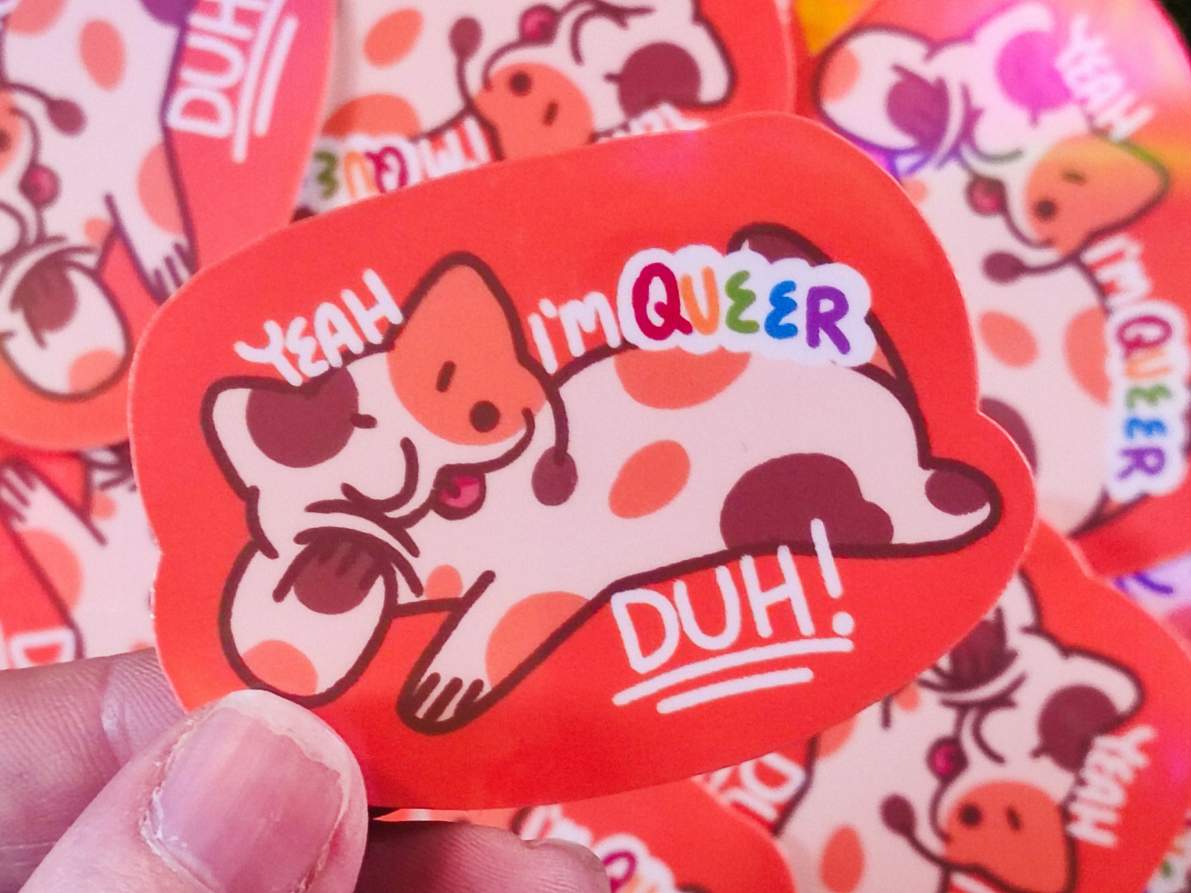 Queer Cat Vinyl Sticker