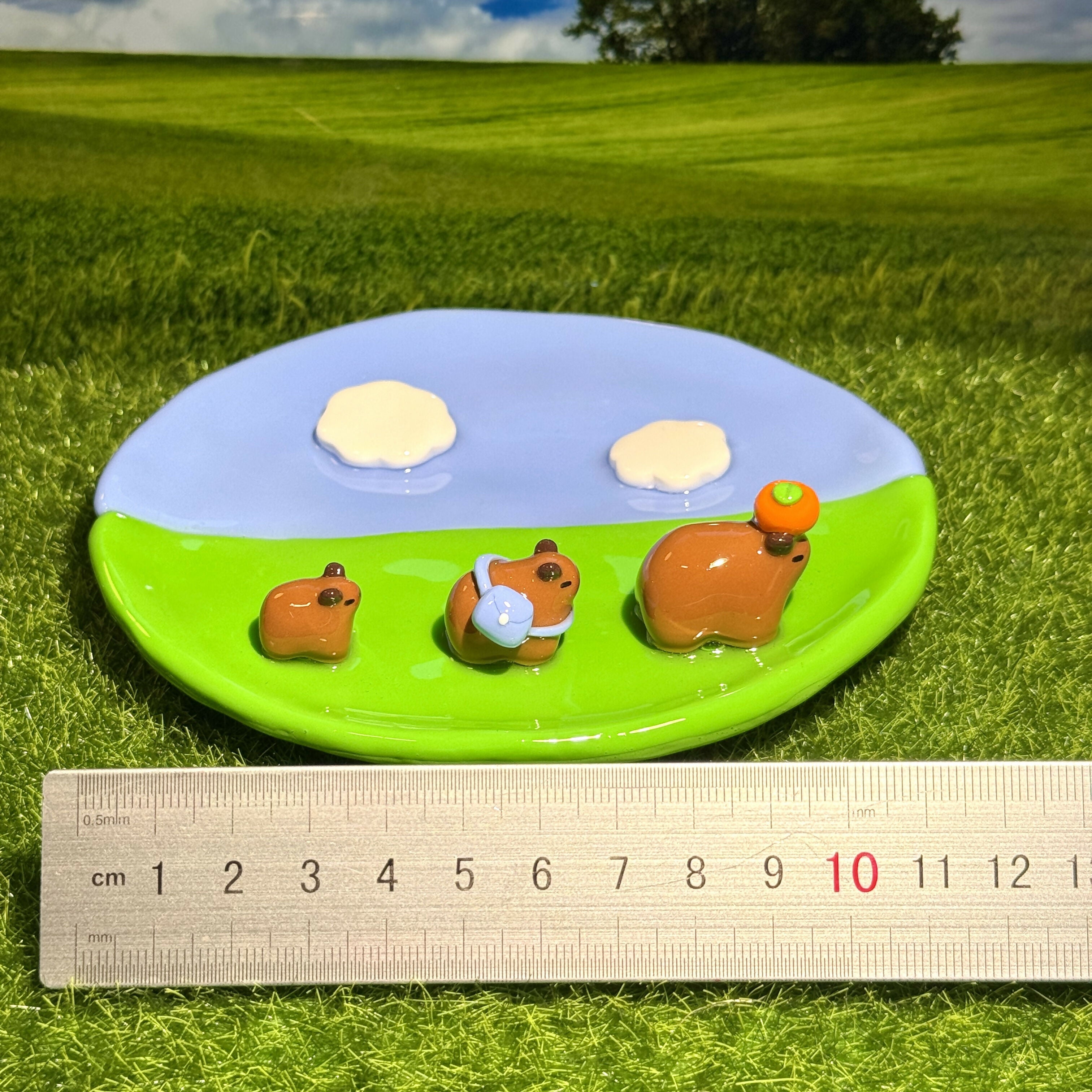 Capybara Family Trip Trinket Dish
