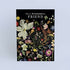 Wonderful Friend Black Pressed Flower Print Card