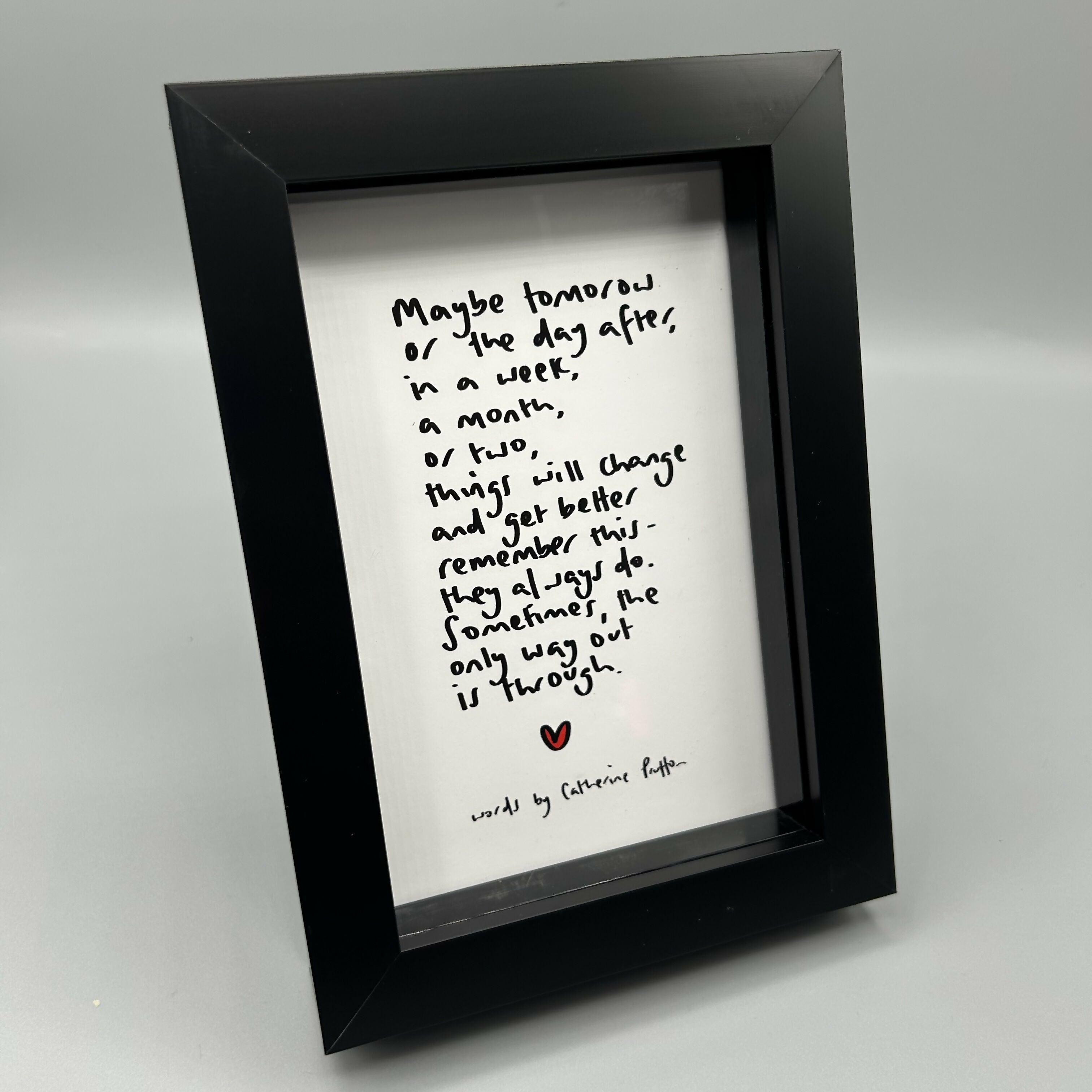 Original Poem - Multiple Options (A6 Box Frame)