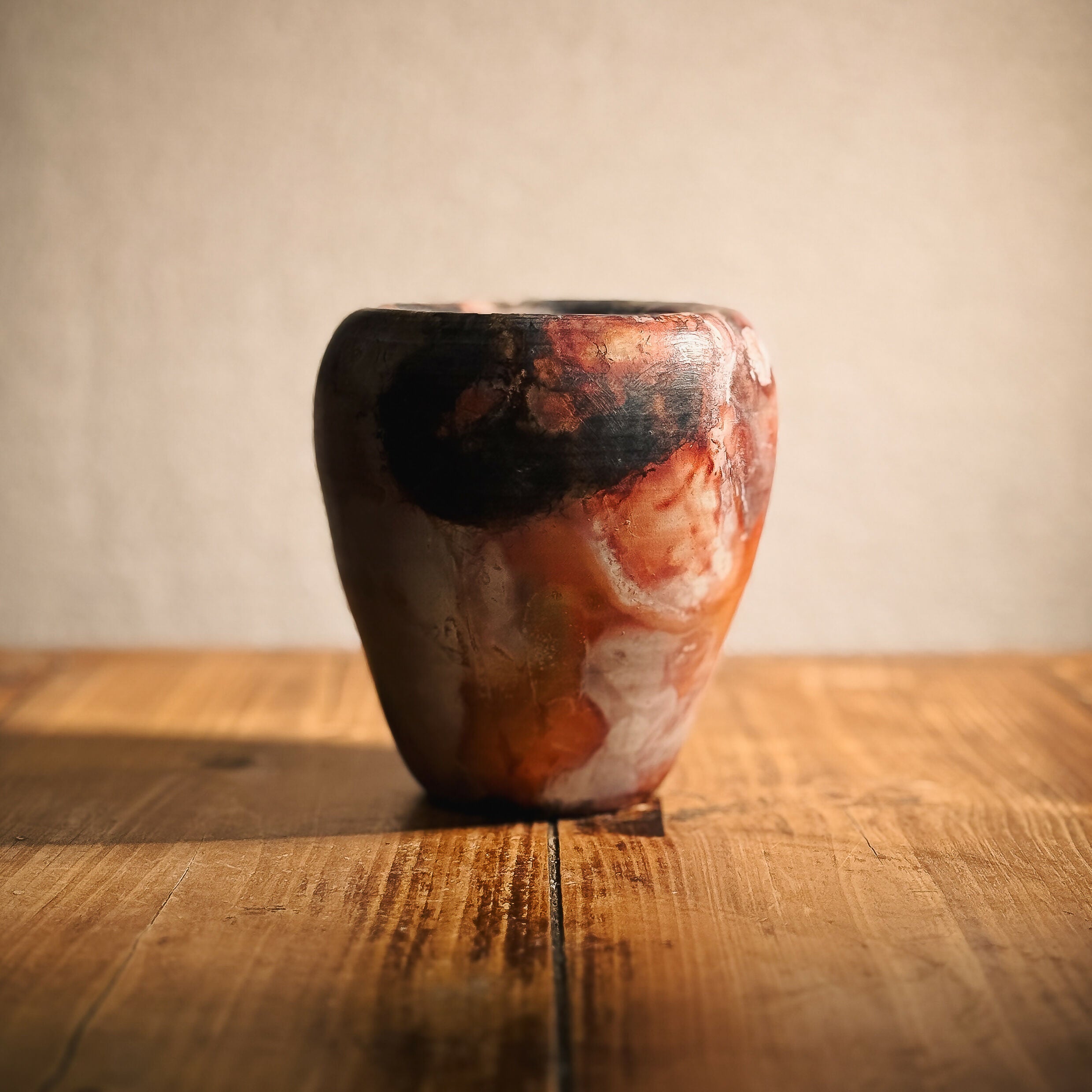 Handmade Large Cone Pit fired Vessel