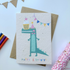 Crocodile Plantable Wildflower Birthday Card