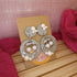 Silver Glitter Cherry Charm Polymer Clay Earrings