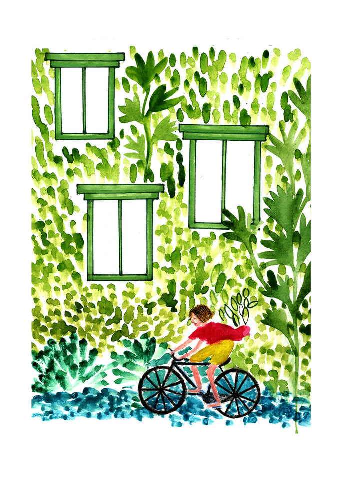 Bike Ride Greetings Card