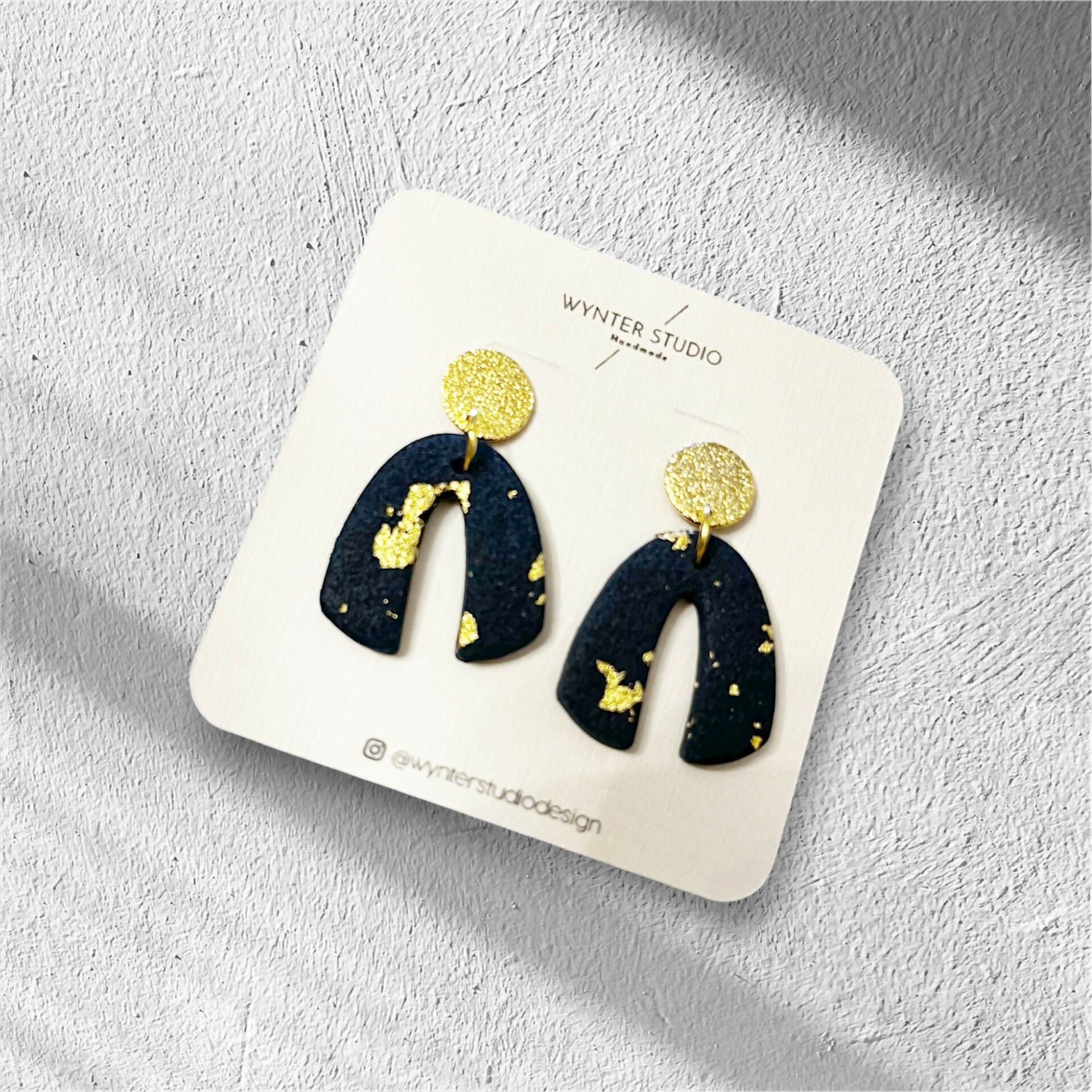 Coastal Clay Arch Earrings