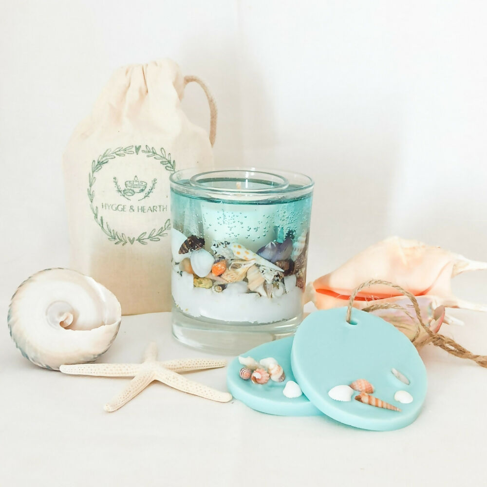 Blue Sea Botanical Candle