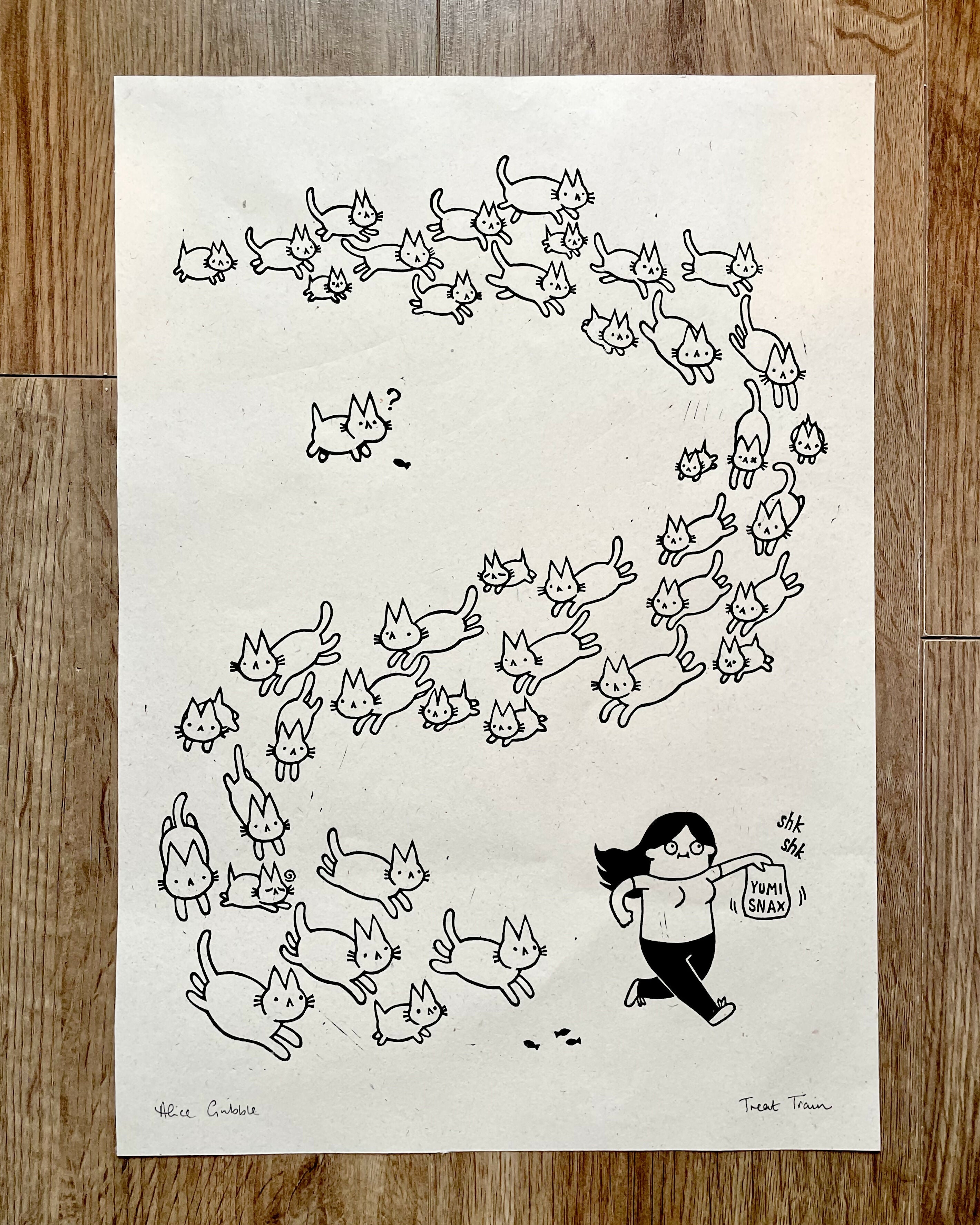 Treat Train Print