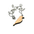 Spotted Woodpeckers Necklace and Stud Earrings Set