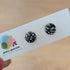 Touch of Sparkle Handmade Polymer Clay Stud Earrings