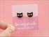 Black Cat Studs