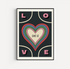She Is Love Art Print