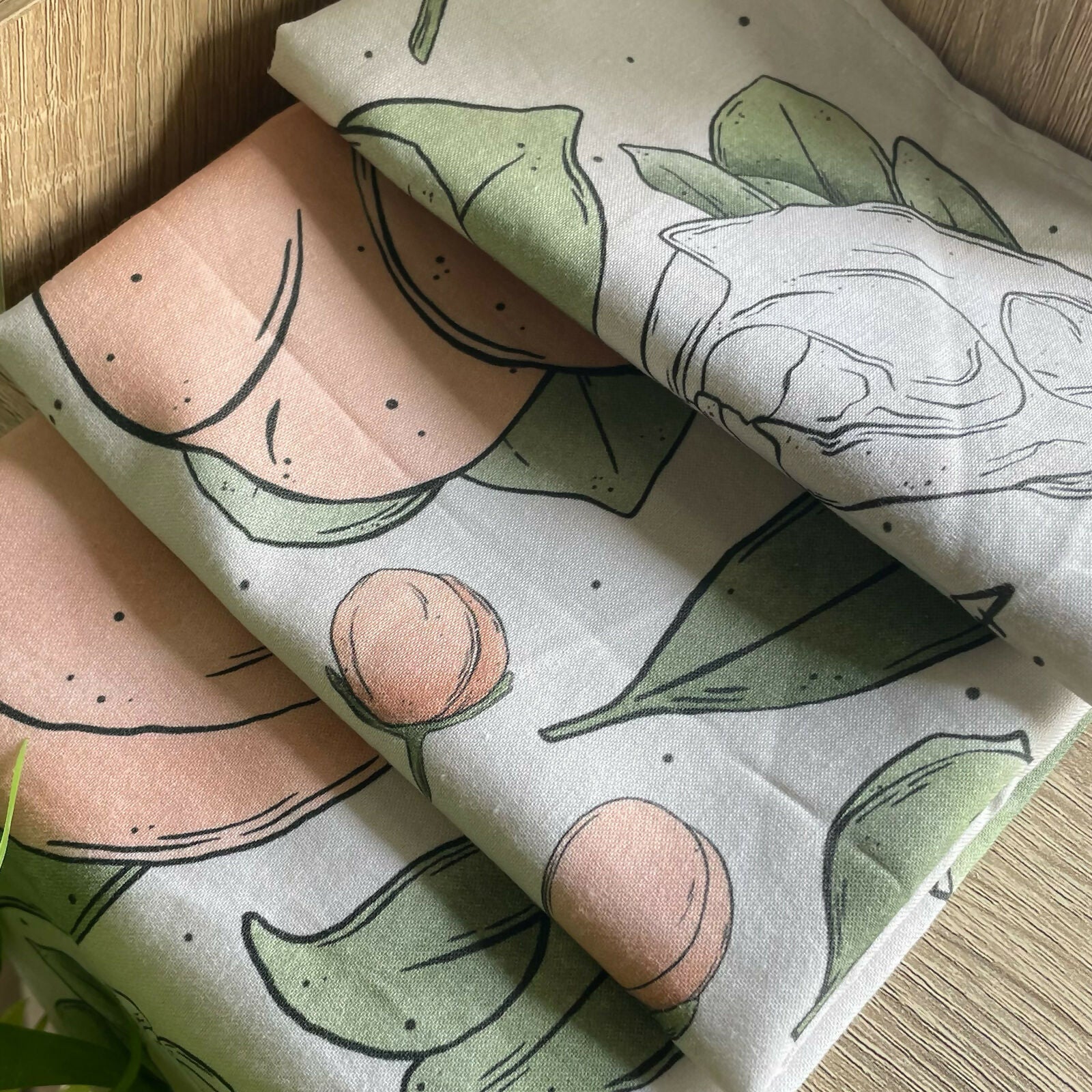 Peachy Bones Tiles Bandana