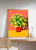 Orange Plant Art Print