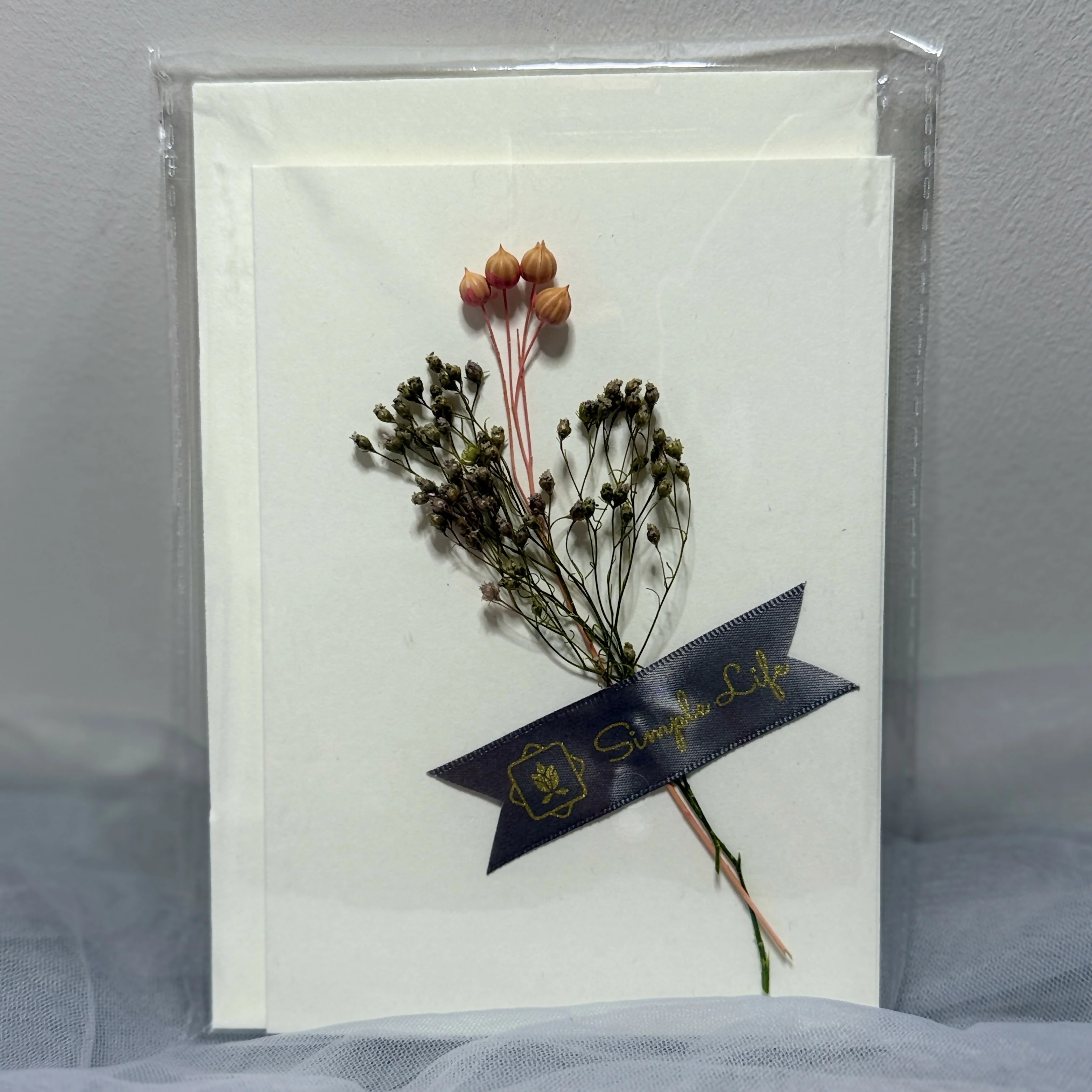 Preserved Flowers Greeting Card