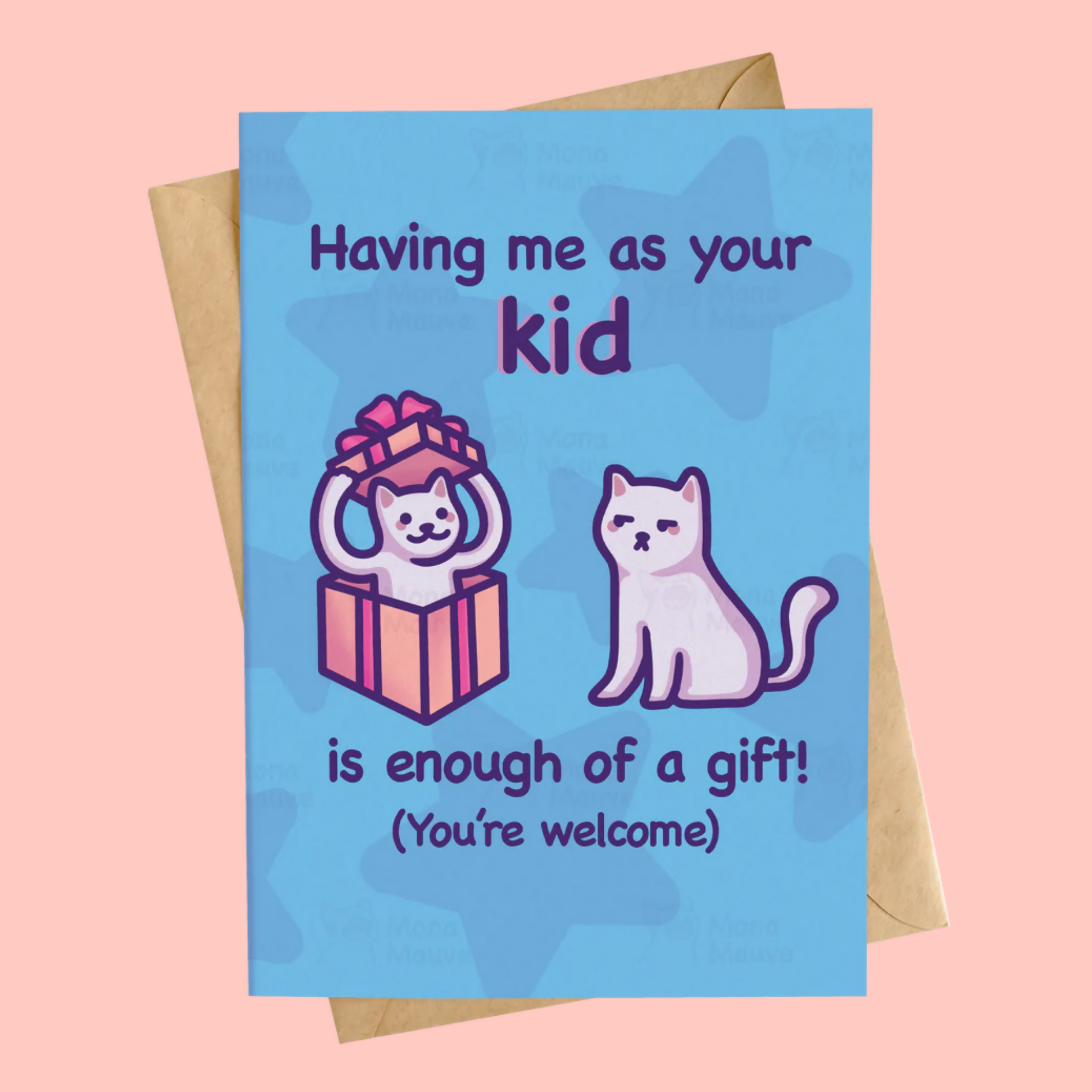 I'm Enough Of A Gift - Greetings Card
