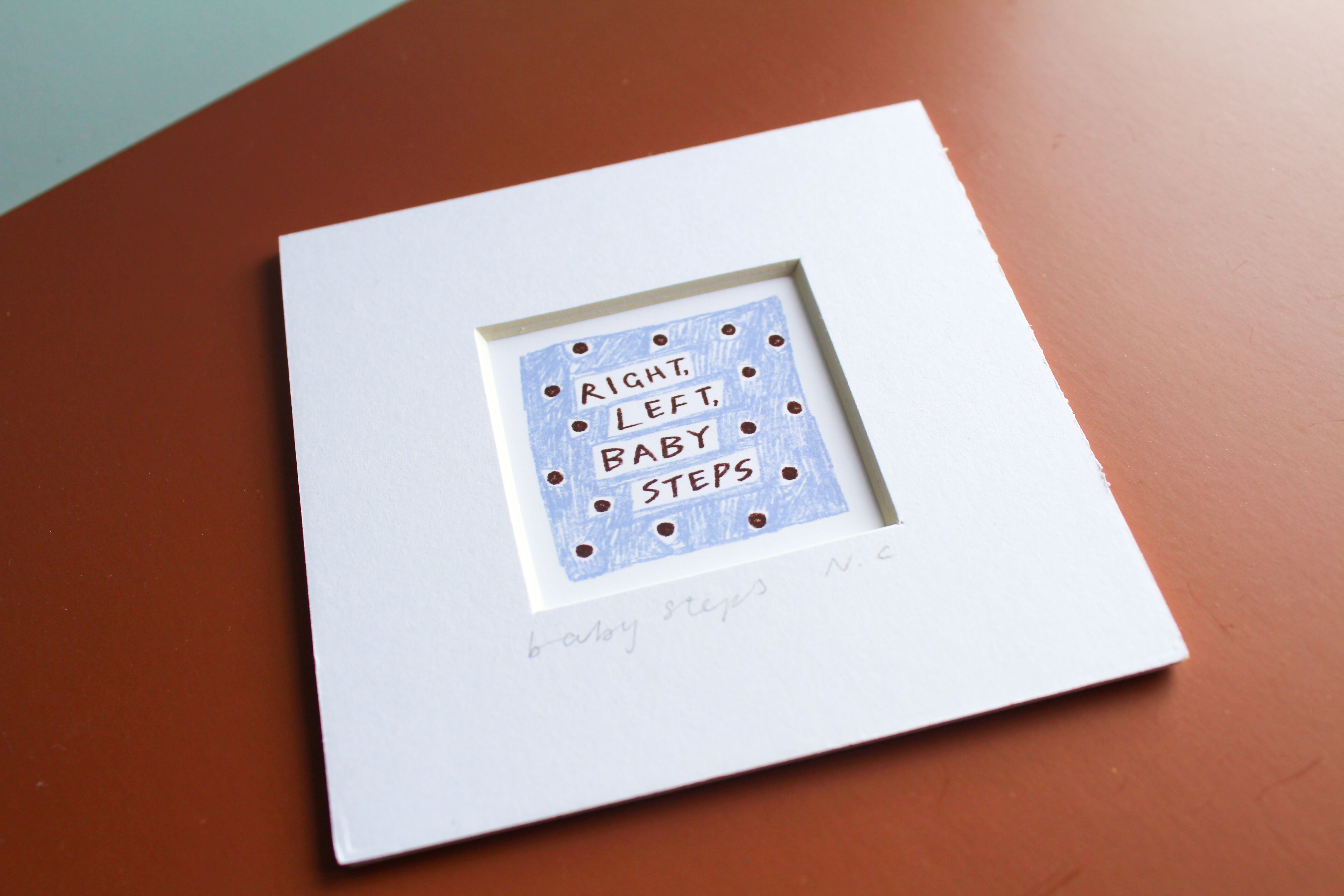 Baby Steps Mini Print