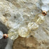 Handmade Natural Citrine And Selenite Stretch Bracelet