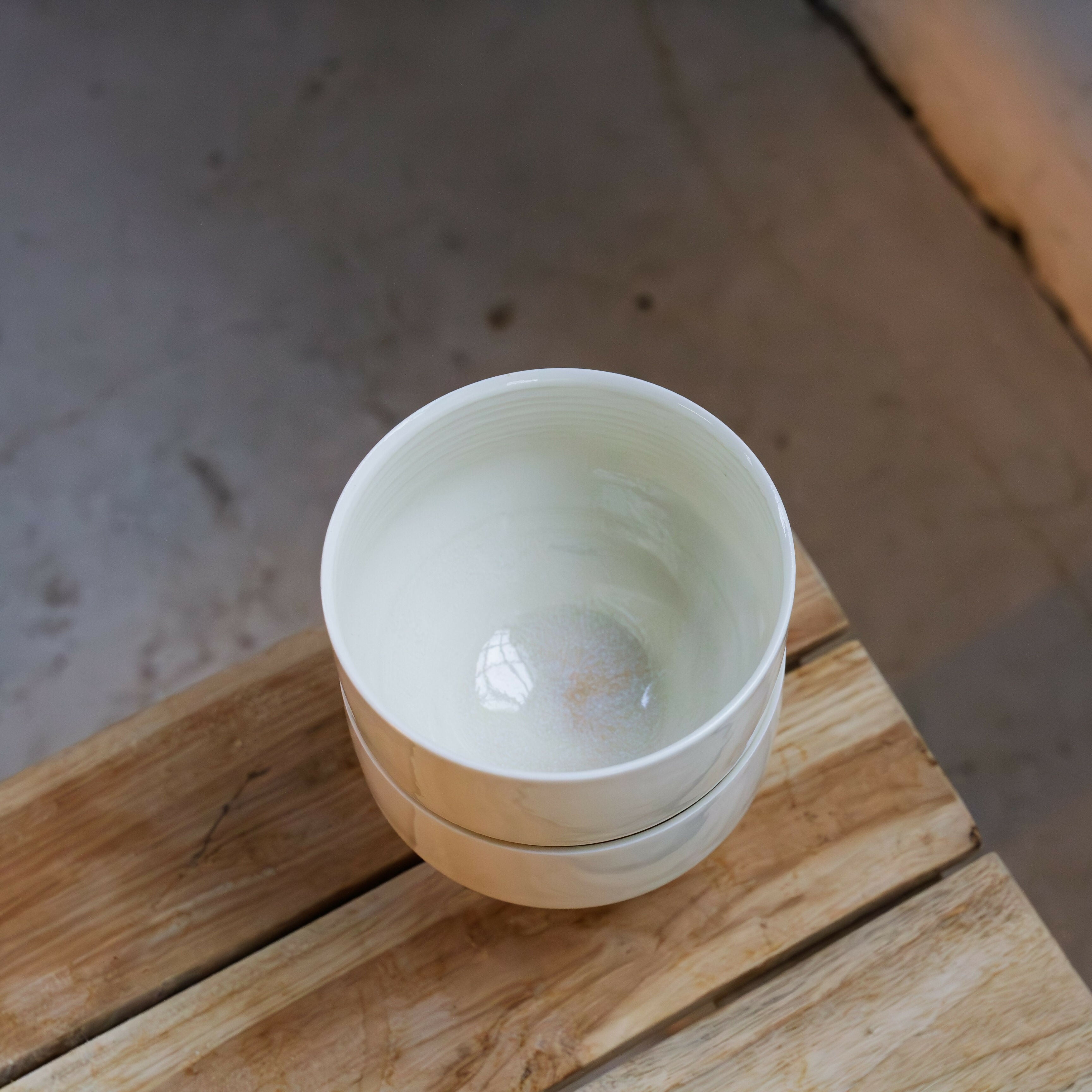 Hand Thrown Porcelain Coffee Cup