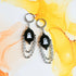 Handmade Ghosts Victorian Portraits Resin Earrings With Chains