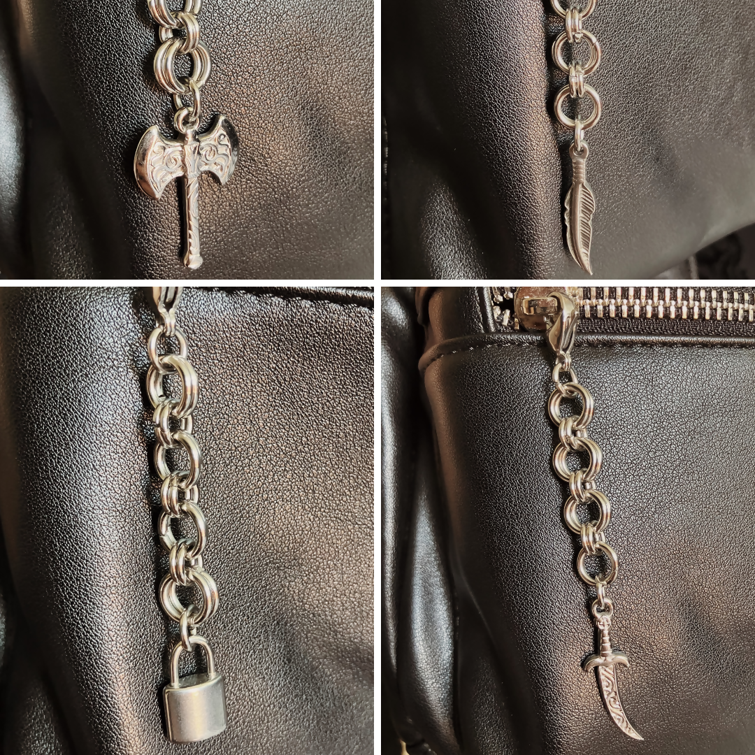 CHAINMAIL ZIP CLIPS - STAINLESS STEEL
