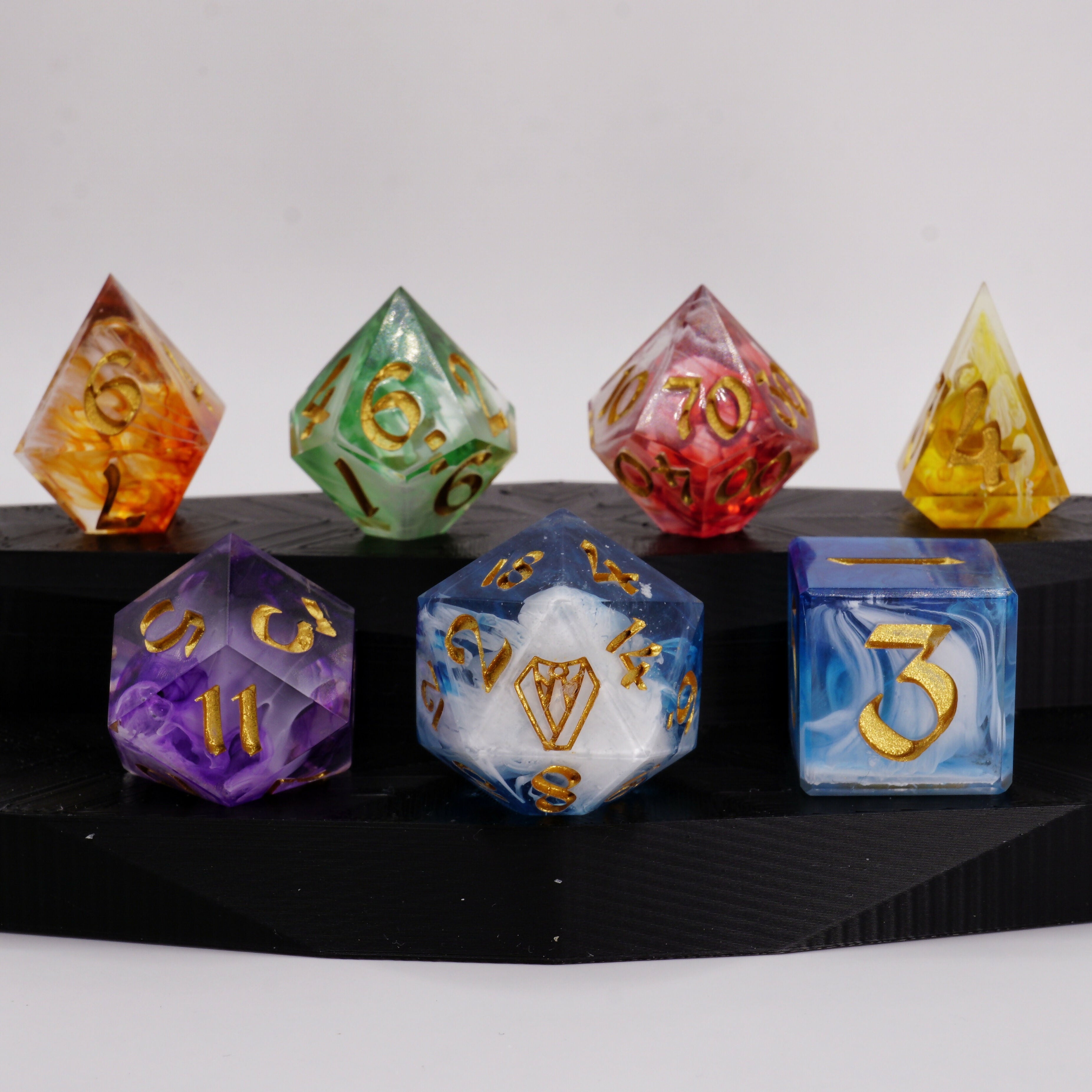 Colour Droplets Dice Set