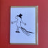 Top Hat And Tails Card – Pen And Ink Design