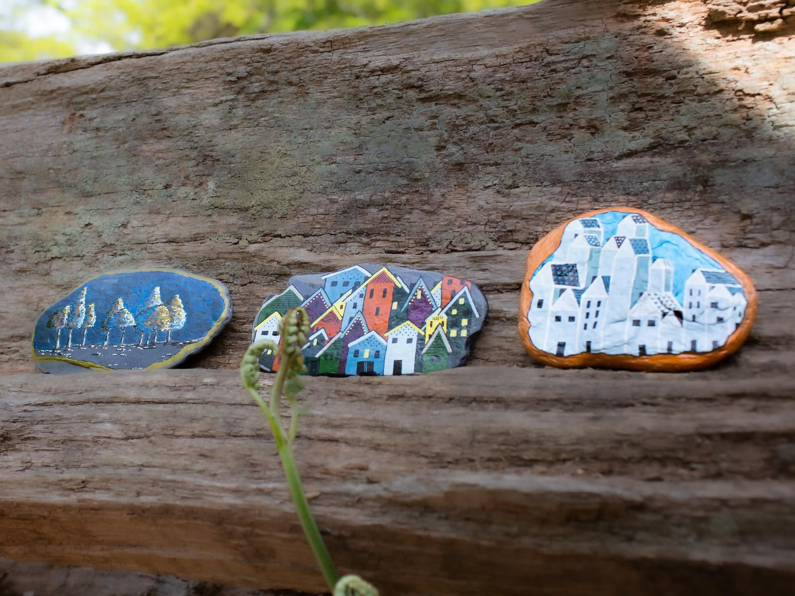 Handpainted Beach Rock
