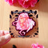 Sakura Elf & Dragon Hand Made Eco Wood Pin
