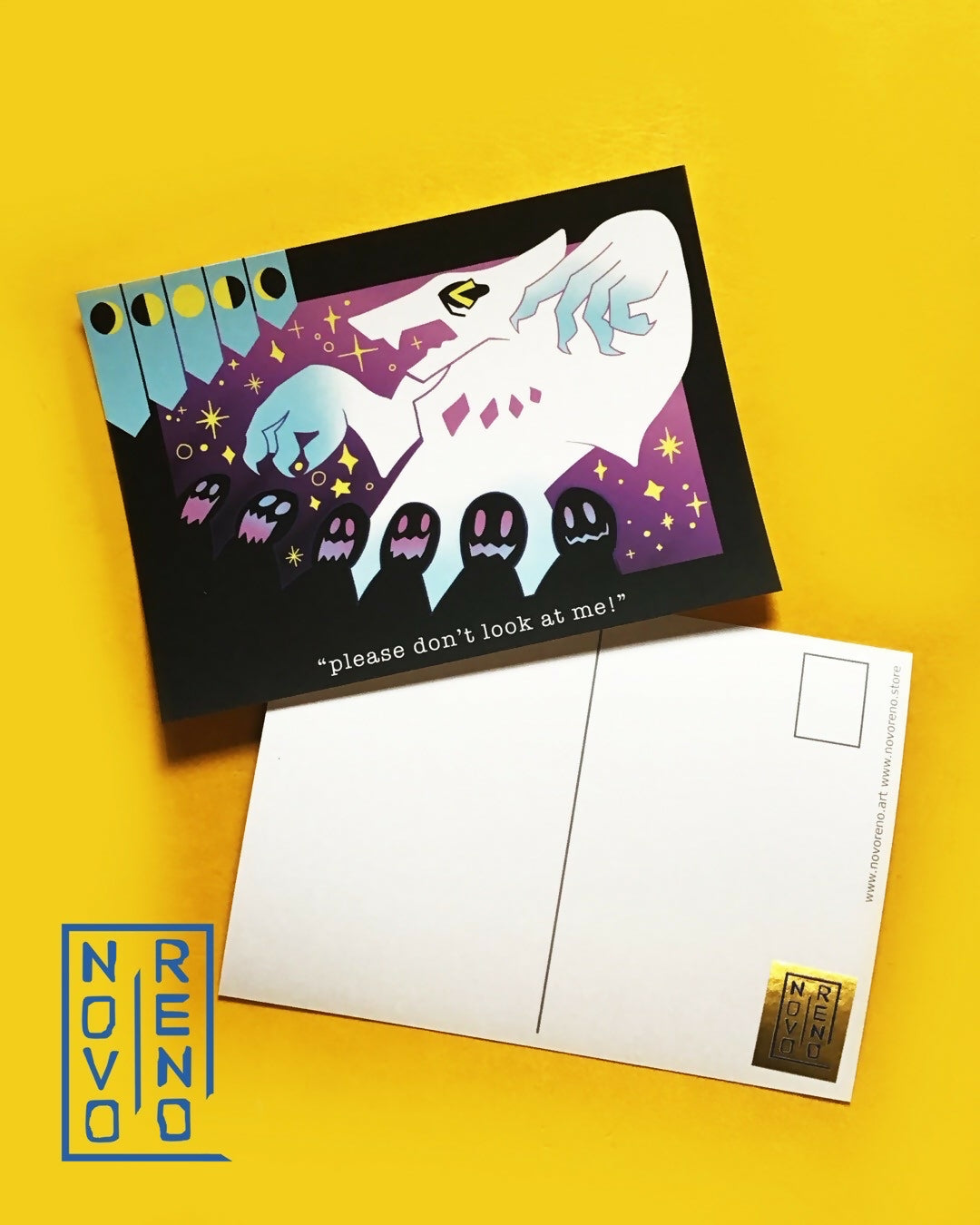 SHY WOLF - A6 Postcard