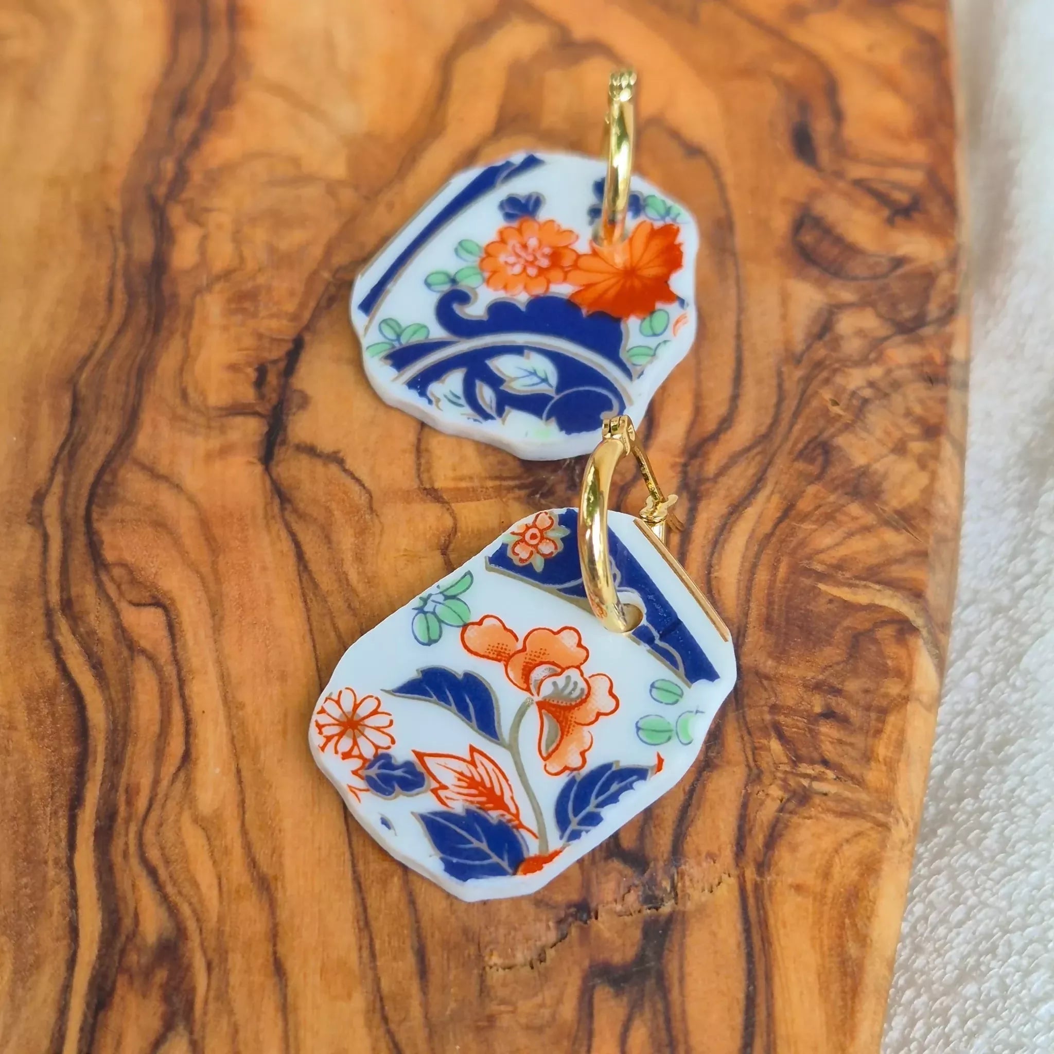 Recycled Ceramic Earring