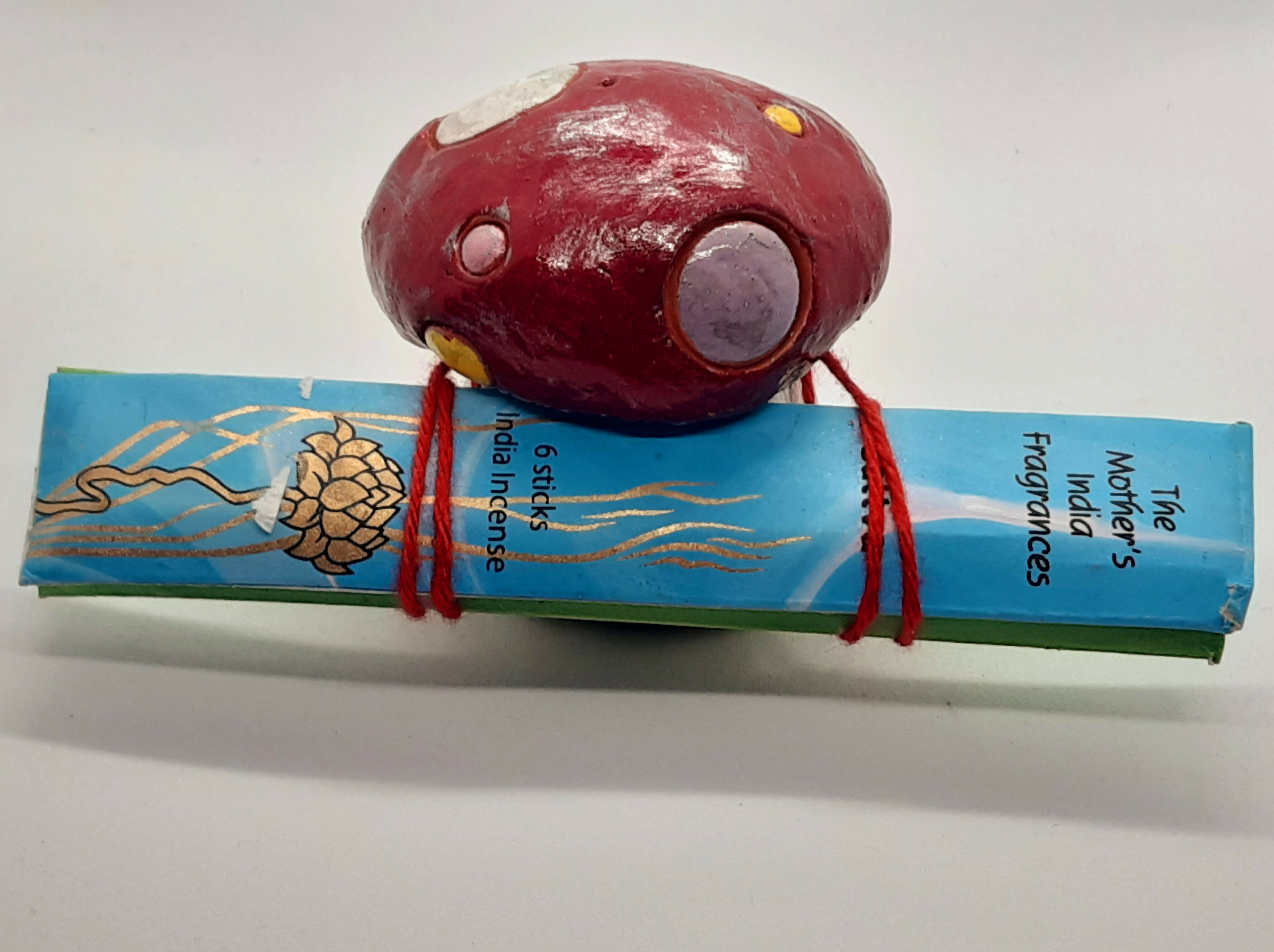 Toadstool Incense Holder with Incense Sticks