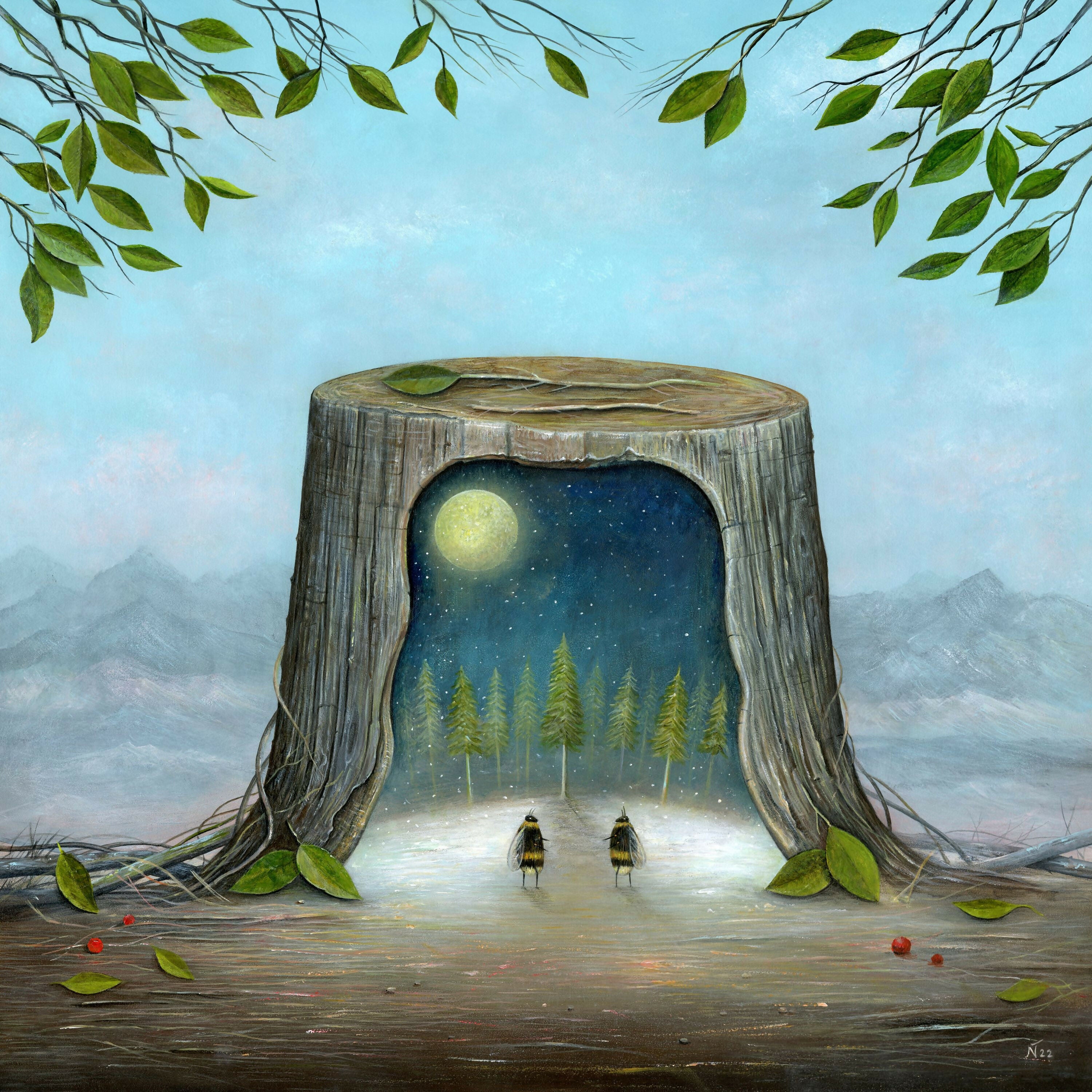 World Within A world 16"x16" Print