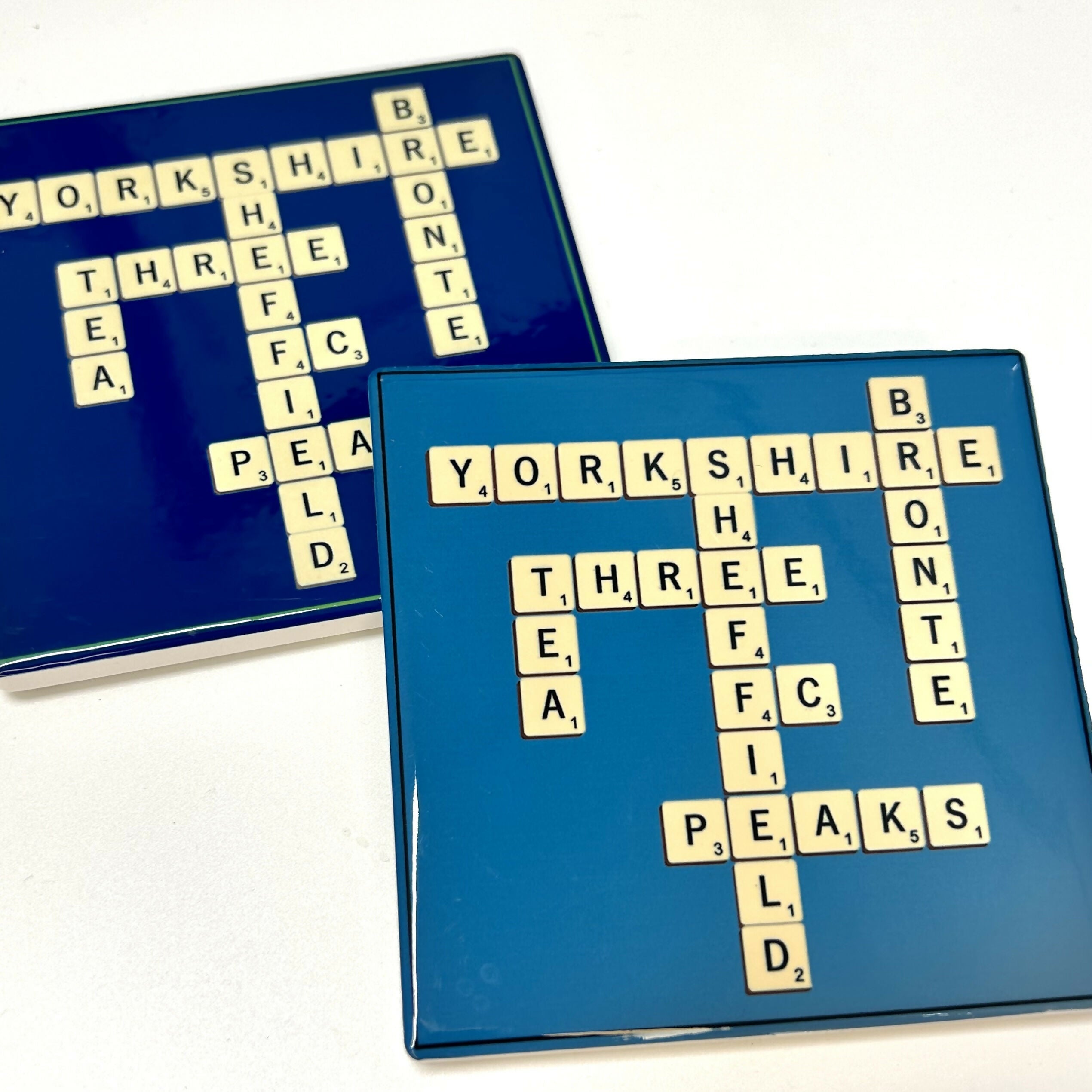 Ceramic Coaster - Scrabble Yorkshire