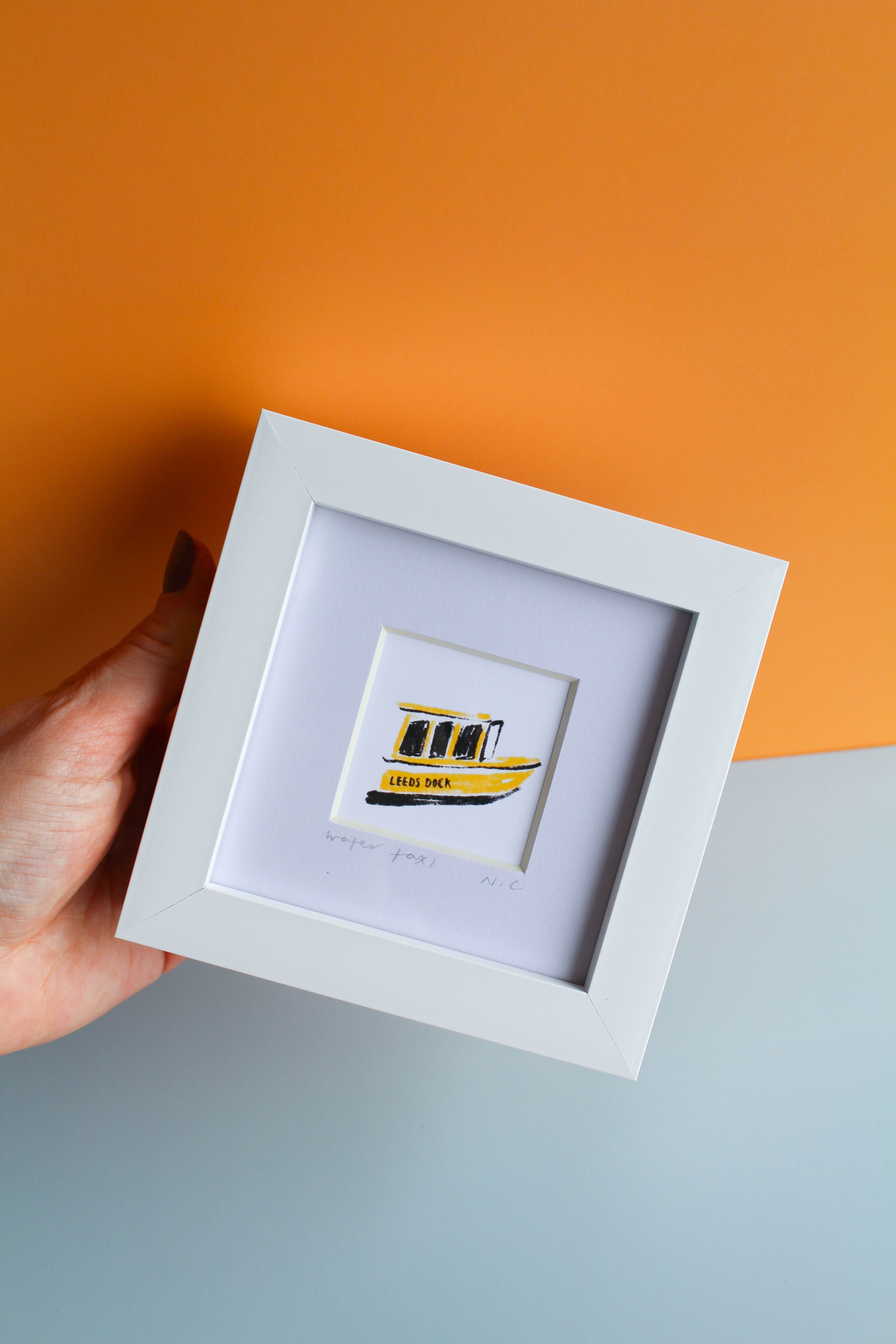 Leeds Water Taxi Mini Print