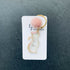 Hand Cast Vibrant Mica Powder Resin Cat Keyring, Bag Charm with a Pom Pom