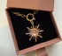Peach Sun Necklace