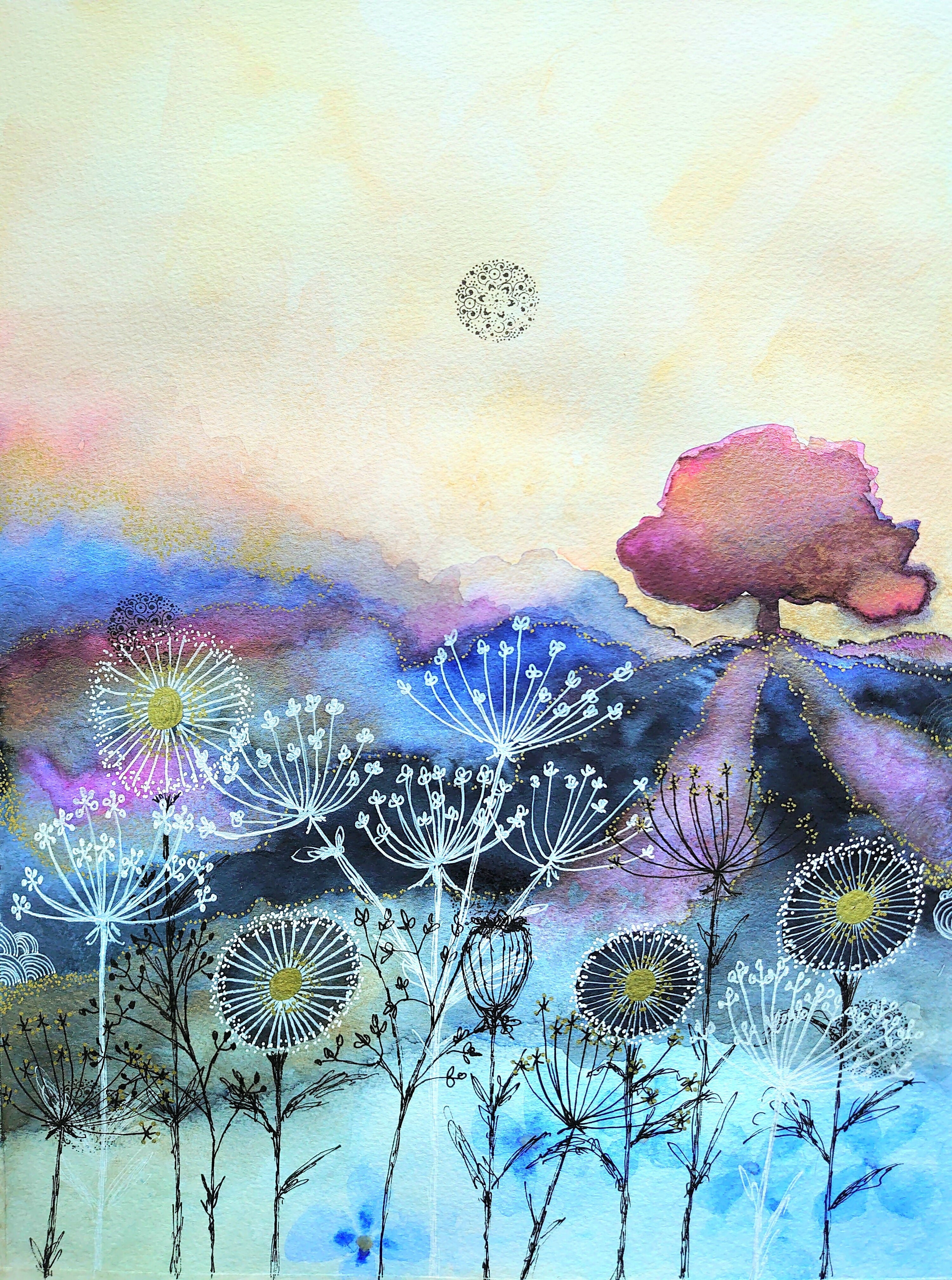'September Light' Original Mixed Media Painting