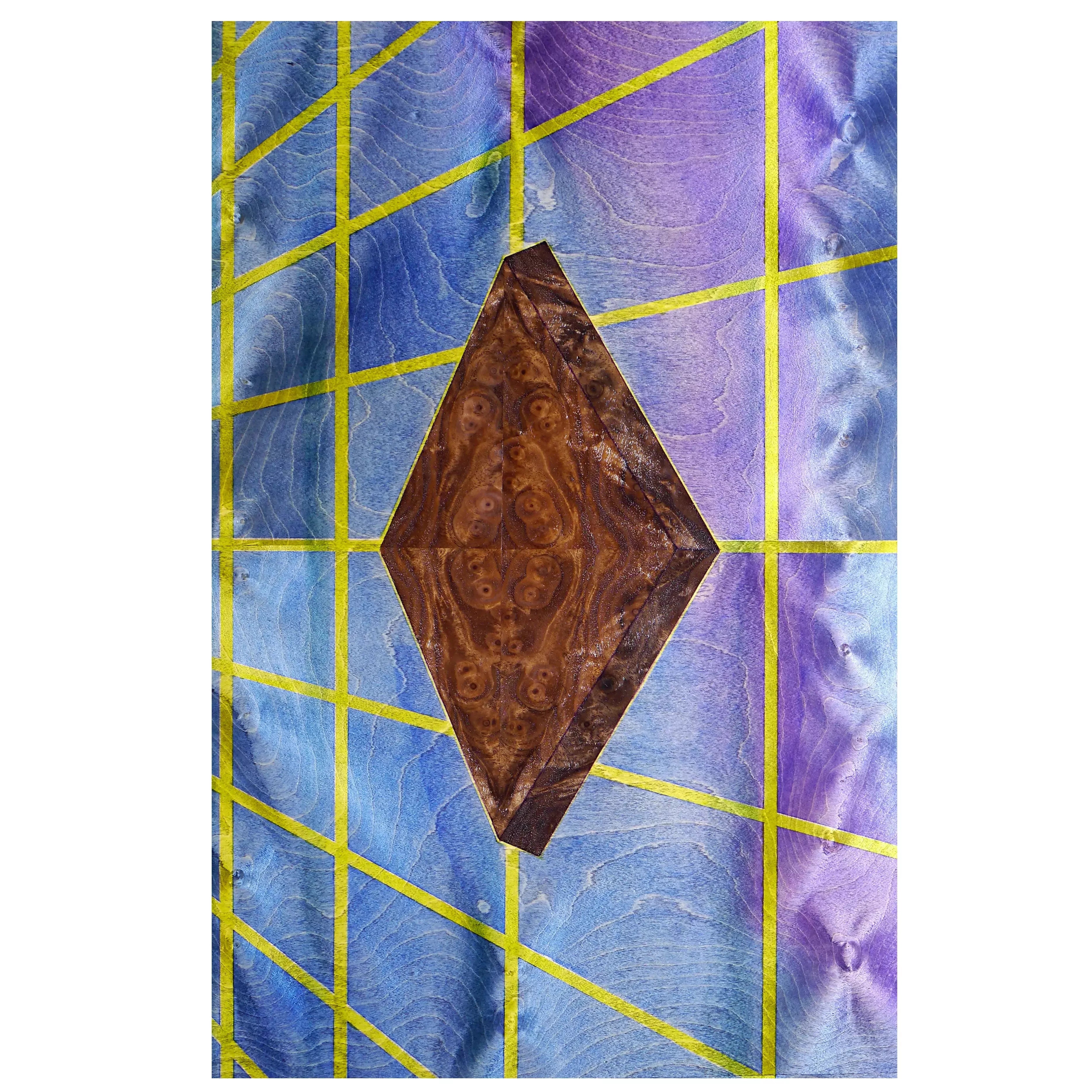 Innerysm: Humble — Original Artwork (Marquetry on Panel) by Elementa Laudis