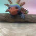 3D Printed LARGE: Articulated Sensory Fidget Animals friends Axolotl (Rainbow Green/Pink/Blue ) 25cm