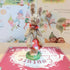 Miniature Bunny On Clay Toadstool Ornament