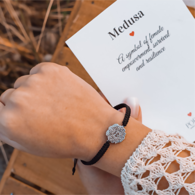 Medusa Macrame Bracelet