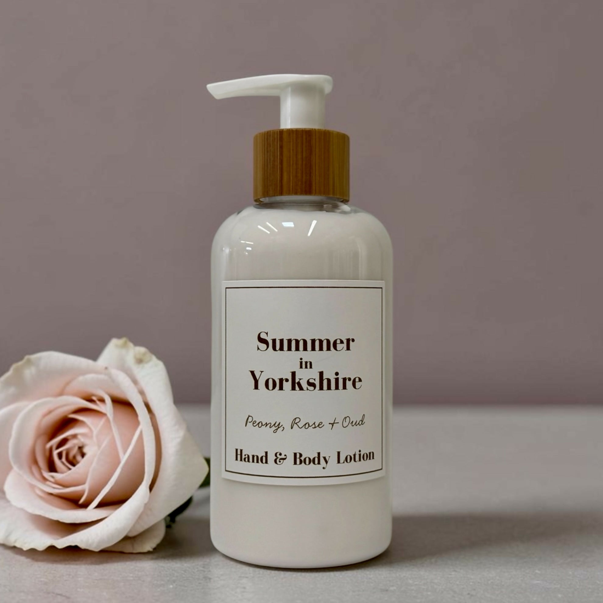 Summer in Yorkshire - Peony, Rose and Oud Hand and Body Lotion 250ml