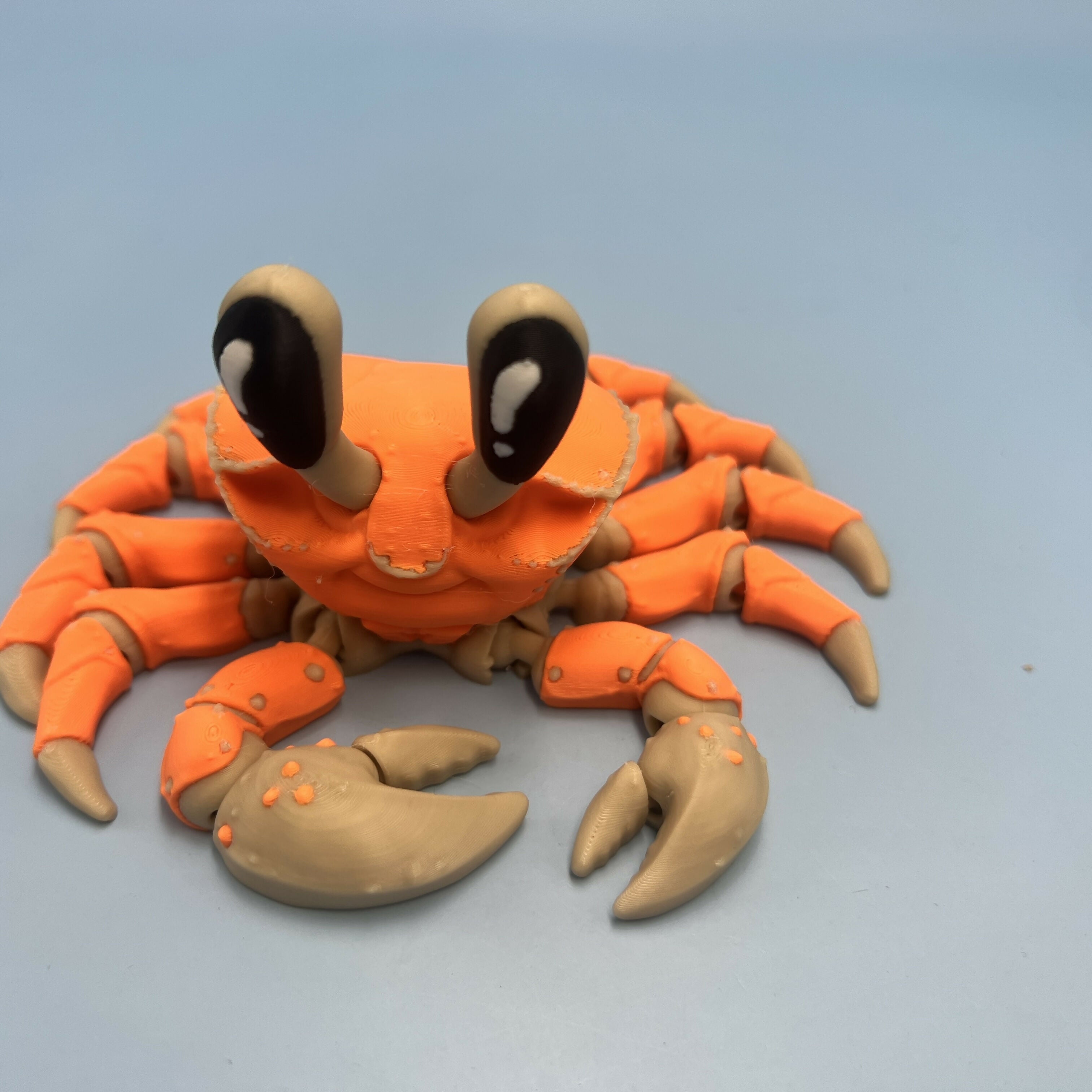 3D Printed LARGE: Articulated Sensory Fidget Animal friends Crab 13cm