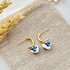 Blue China No. 10 - Handmade Polymer Clay Earrings