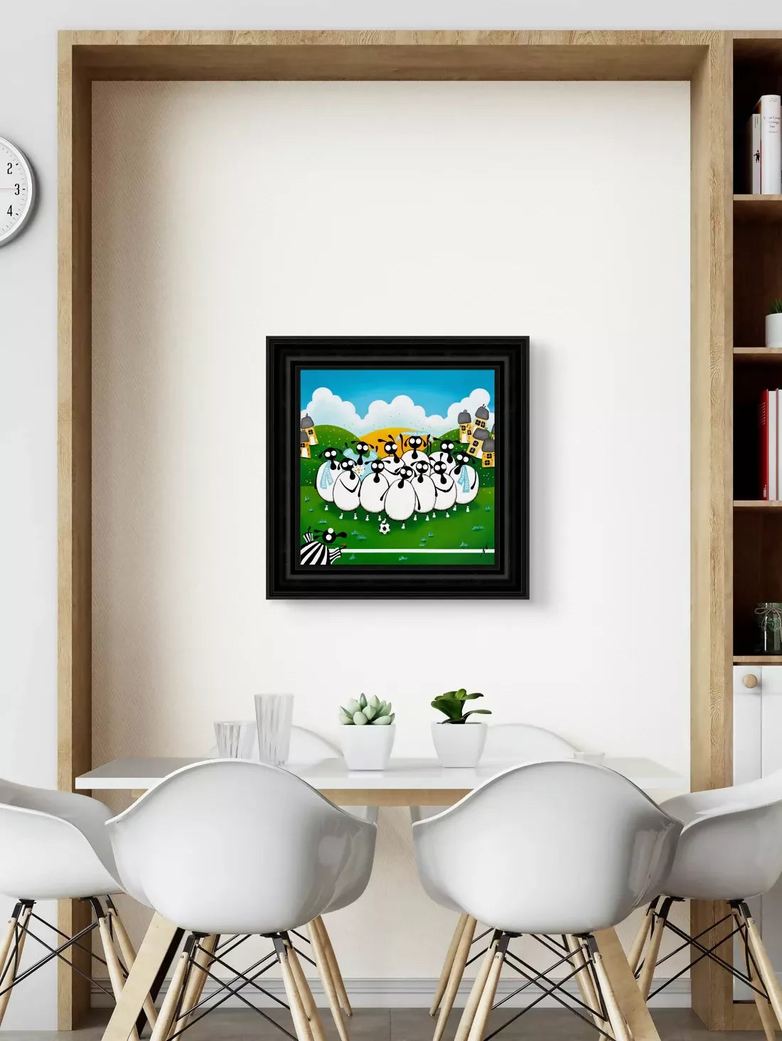 Yorkshear Ewenited Framed Original Painting