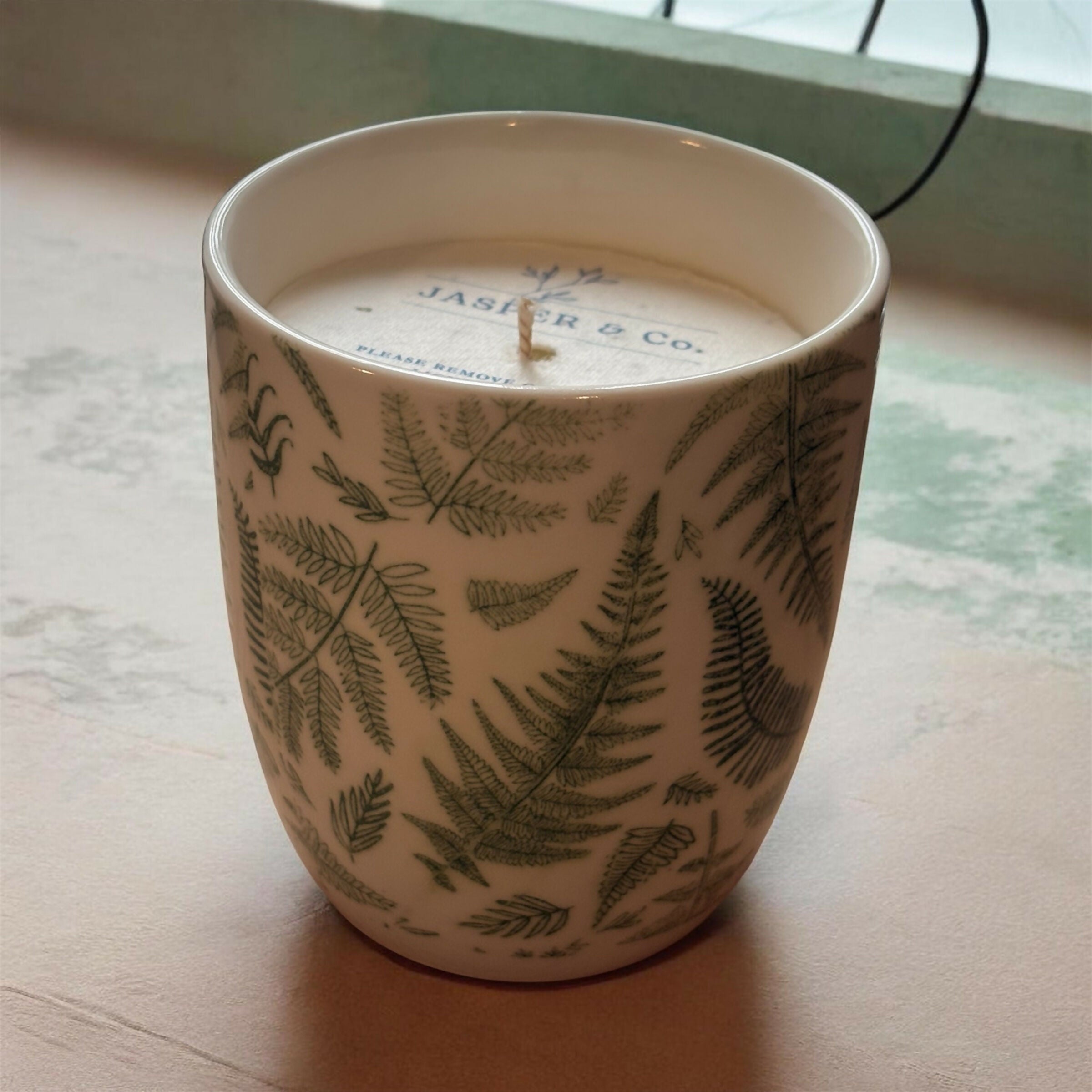 Fern Essential Oil Candle/hug Mug