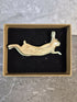 Unique Handcrafted Leaping Hare Pin
